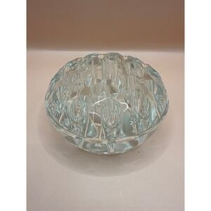 Vintage Clear Glass Flower Frog Floral Arrangement Vase Decor 16 hole‎